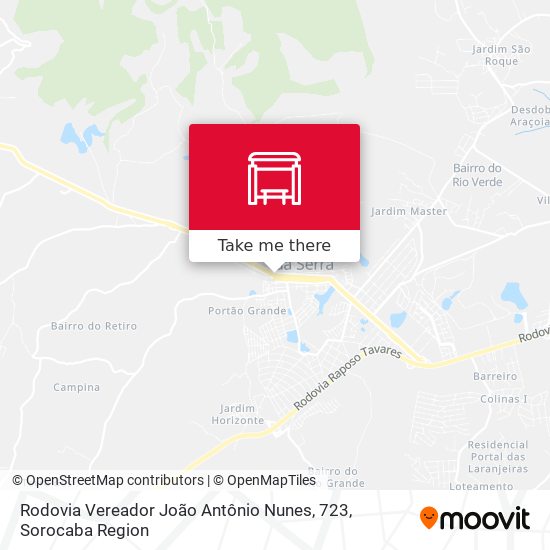 Rodovia Vereador João Antônio Nunes, 723 map