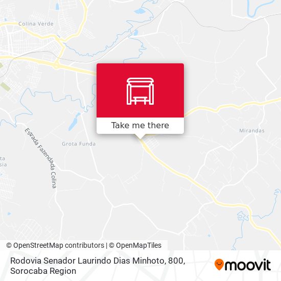 Rodovia Senador Laurindo Dias Minhoto, 800 map