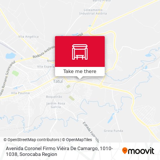 Avenida Coronel Firmo Viêira De Camargo, 1010-1038 map