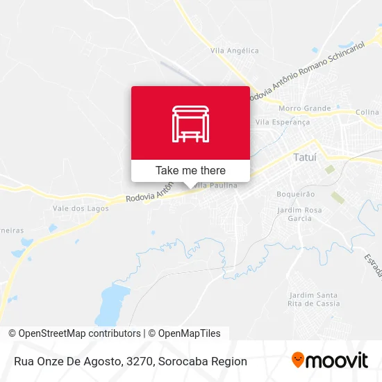 Rua Onze De Agosto, 3270 map