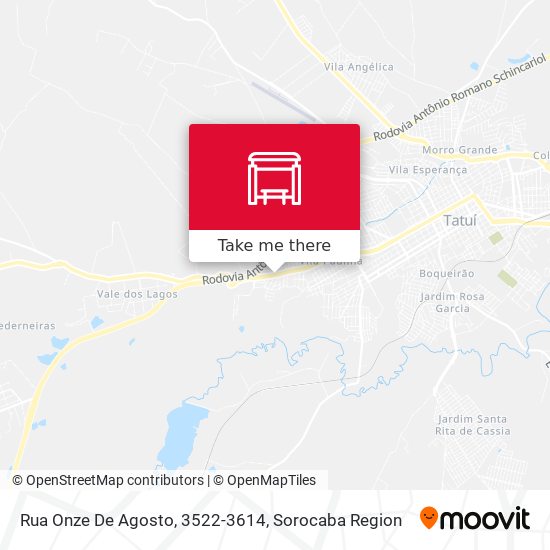 Rua Onze De Agosto, 3522-3614 map