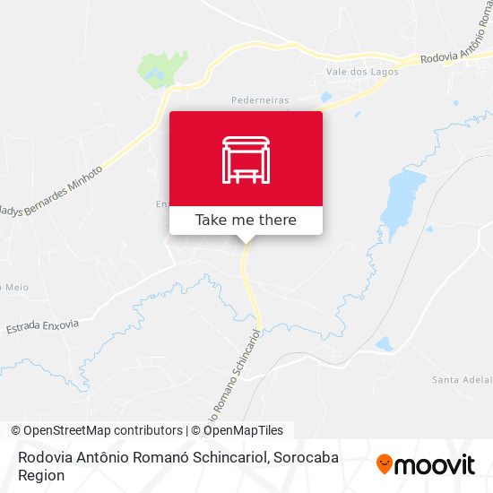 Rodovia Antônio Romanó Schincariol map