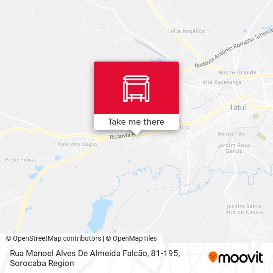Mapa Rua Manoel Alves De Almeida Falcão, 81-195
