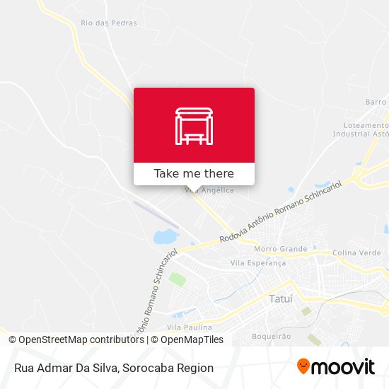 Rua Admar Da Silva map