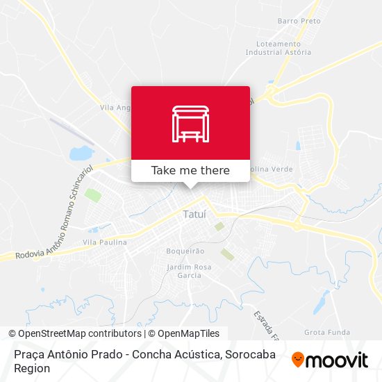 Mapa Praça Antônio Prado - Concha Acústica