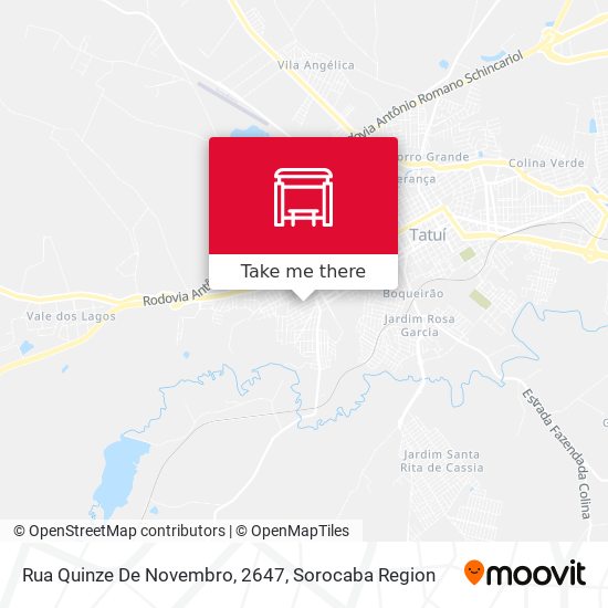 Mapa Rua Quinze De Novembro, 2647