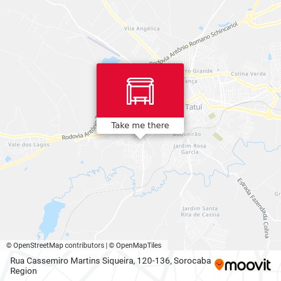 Rua Cassemiro Martins Siqueira, 120-136 map