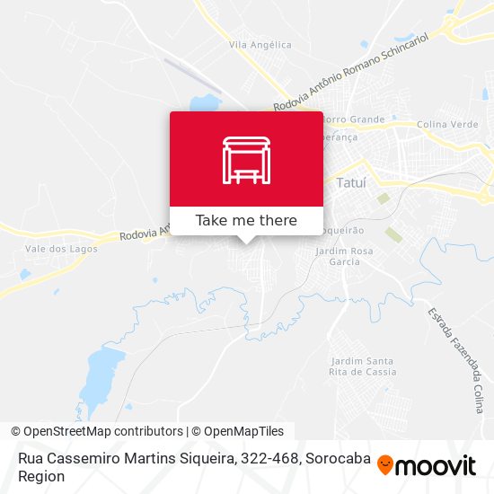 Rua Cassemiro Martins Siqueira, 322-468 map