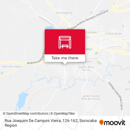 Rua Joaquim De Campos Vieira, 126-162 map