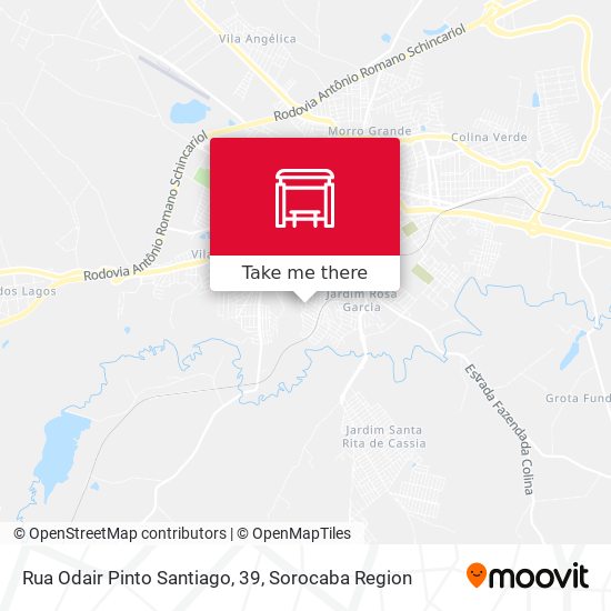 Rua Odair Pinto Santiago, 39 map