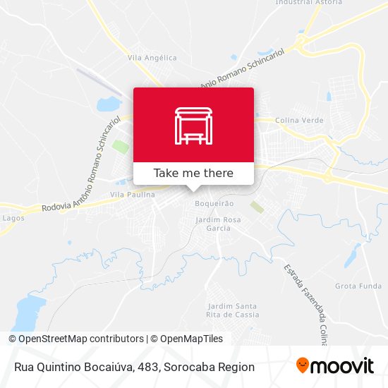 Mapa Rua Quintino Bocaiúva, 483