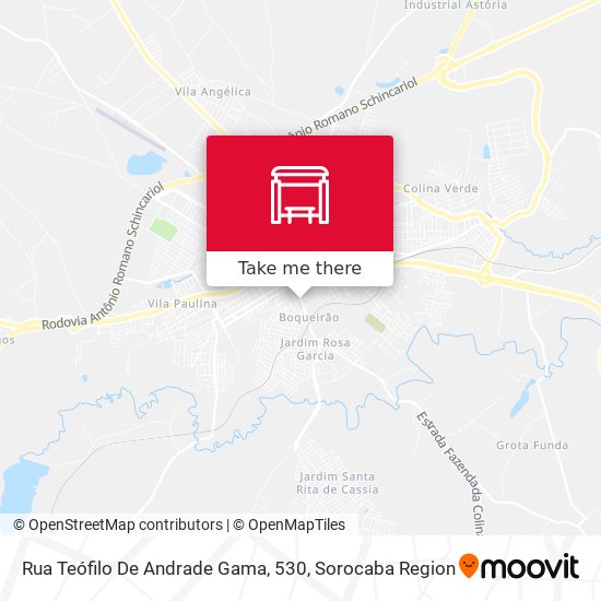 Rua Teófilo De Andrade Gama, 530 map