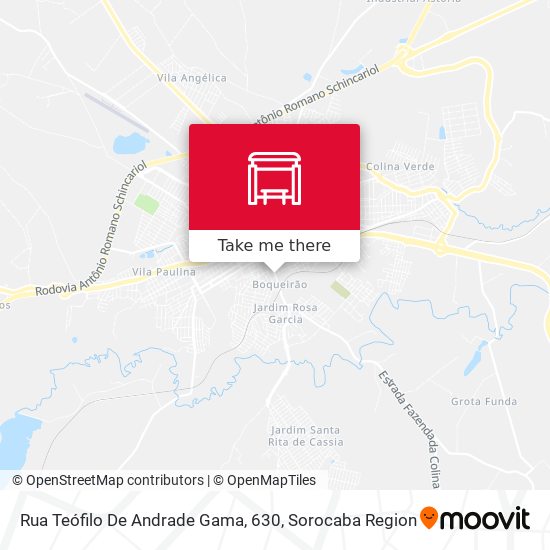 Rua Teófilo De Andrade Gama, 630 map