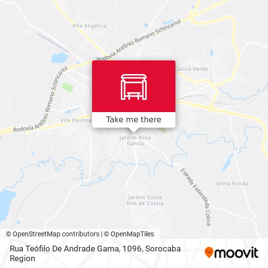 Rua Teófilo De Andrade Gama, 1096 map