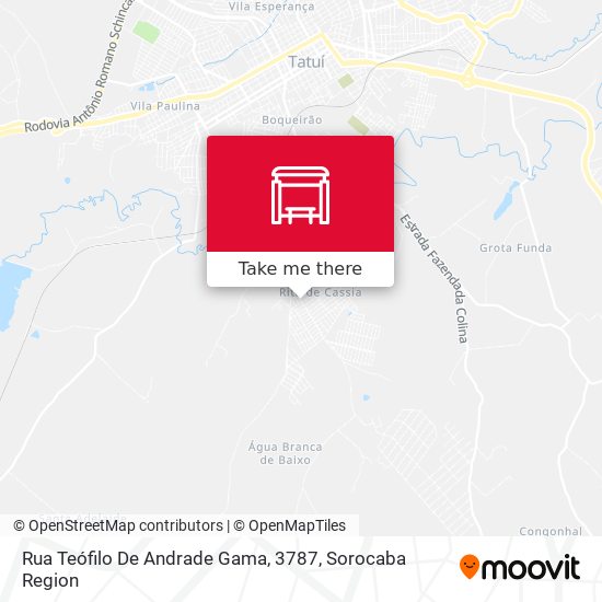 Mapa Rua Teófilo De Andrade Gama, 3787