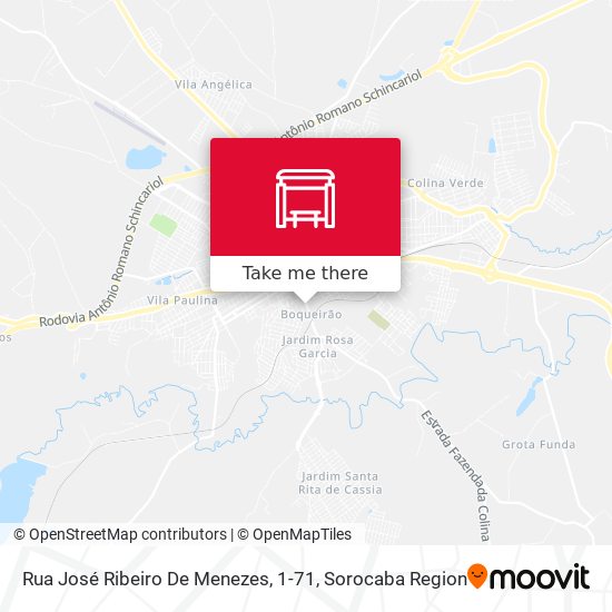 Mapa Rua José Ribeiro De Menezes, 1-71