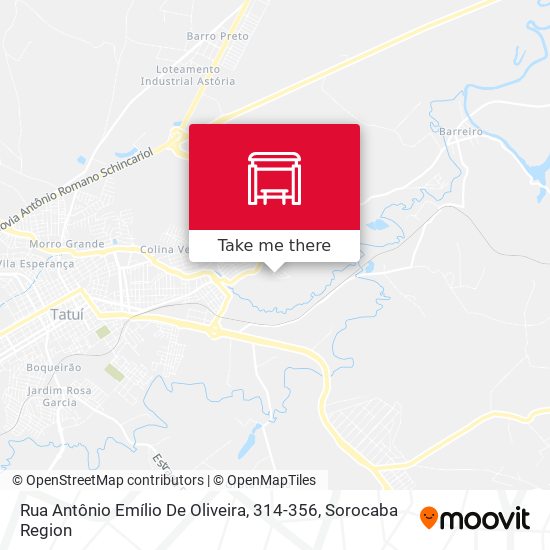 Rua Antônio Emílio De Oliveira, 314-356 map