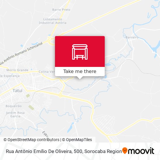 Rua Antônio Emílio De Oliveira, 500 map