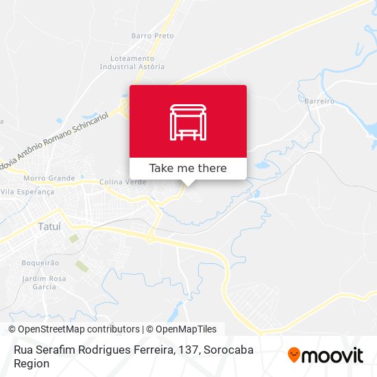 Mapa Rua Serafim Rodrigues Ferreira, 137
