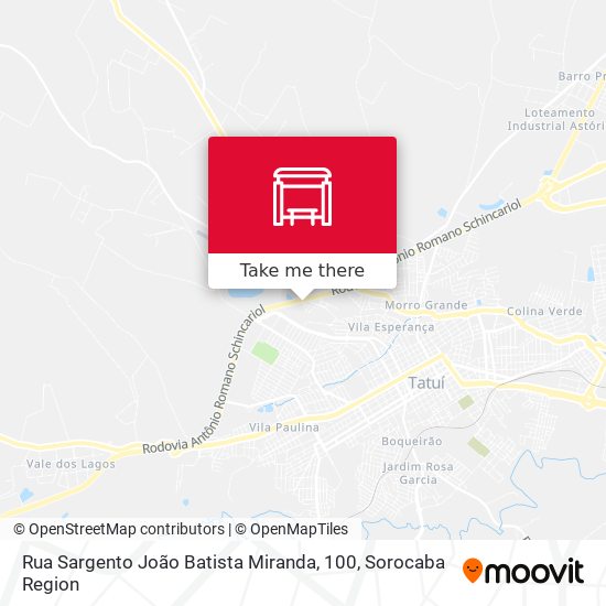 Mapa Rua Sargento João Batista Miranda, 100