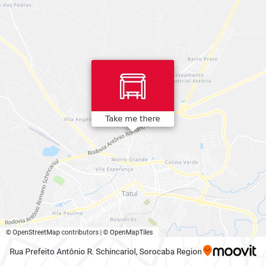 Rua Prefeito Antônio R. Schincariol map