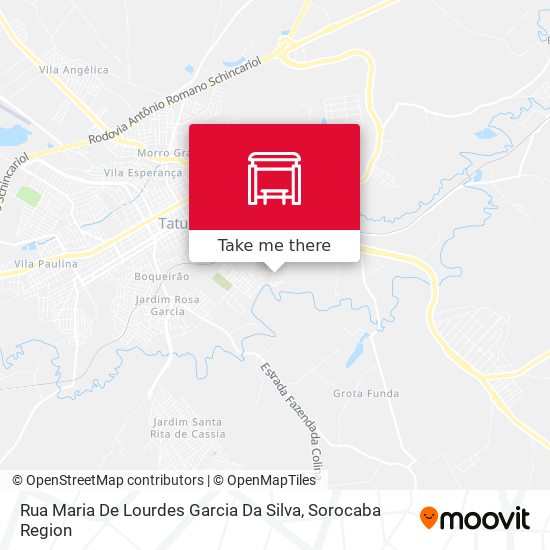 Mapa Rua Maria De Lourdes Garcia Da Silva