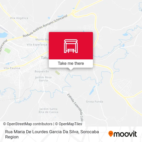 Rua Maria De Lourdes Garcia Da Silva map