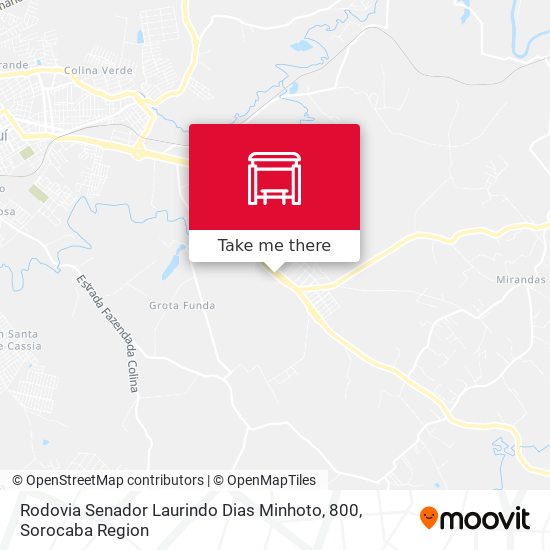 Rodovia Senador Laurindo Dias Minhoto, 800 map