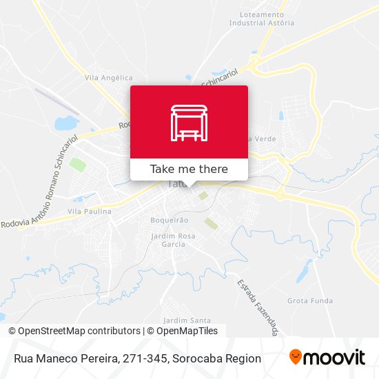 Mapa Rua Maneco Pereira, 271-345