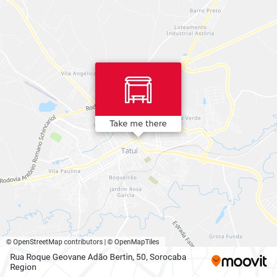 Mapa Rua Roque Geovane Adão Bertin, 50