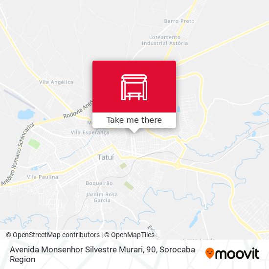 Avenida Monsenhor Silvestre Murari, 90 map