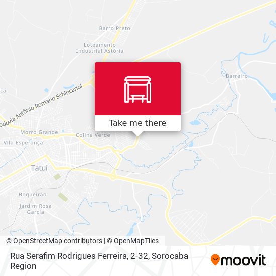 Mapa Rua Serafim Rodrigues Ferreira, 2-32