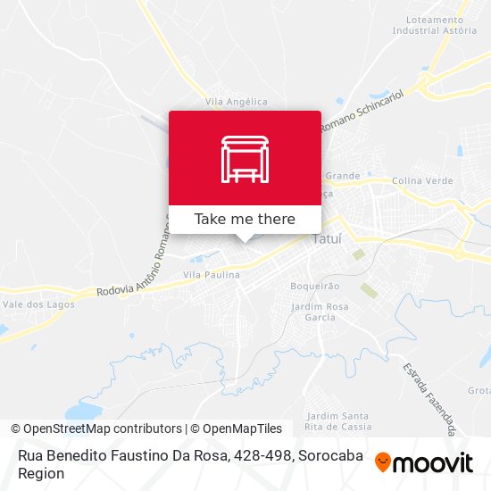 Rua Benedito Faustino Da Rosa, 428-498 map