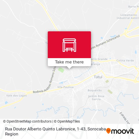 Rua Doutor Alberto Quinto Labronice, 1-43 map