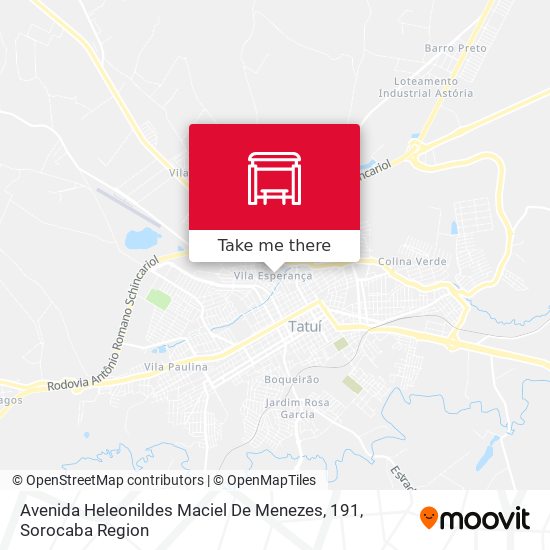 Avenida Heleonildes Maciel De Menezes, 191 map