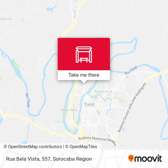 Rua Bela Vista, 557 map