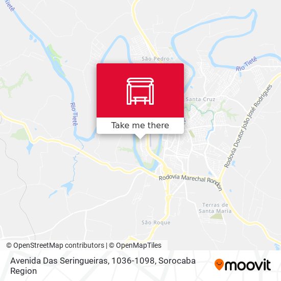 Avenida Das Seringueiras, 1036-1098 map