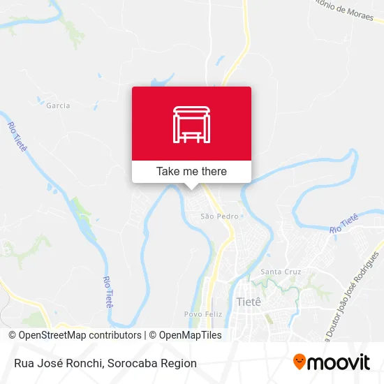 Rua José Ronchi map