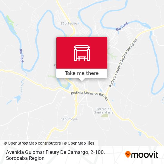 Avenida Guiomar Fleury De Camargo, 2-100 map