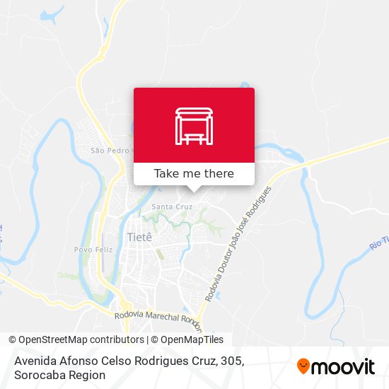 Mapa Avenida Afonso Celso Rodrigues Cruz, 305