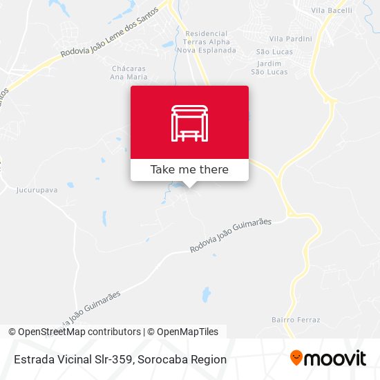 Mapa Estrada Vicinal Slr-359