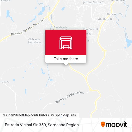 Estrada Vicinal Slr-359 map