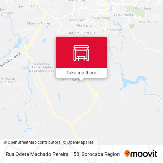 Rua Odete Machado Pereira, 158 map