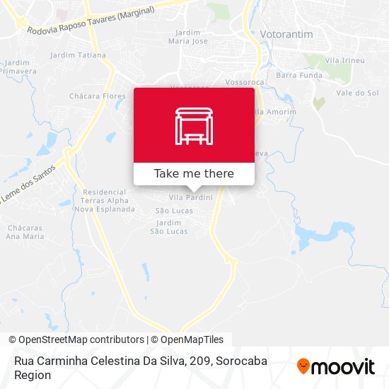 Rua Carminha Celestina Da Silva, 209 map