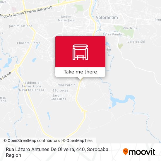 Rua Lázaro Antunes De Oliveira, 440 map