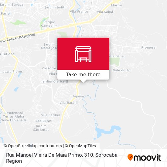 Rua Manoel Vieira De Maia Primo, 310 map