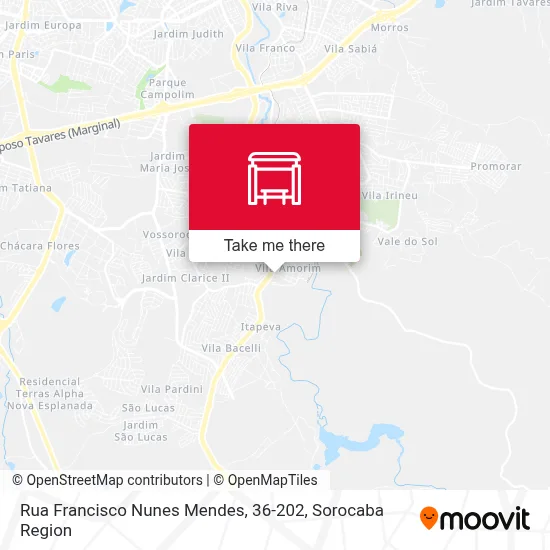 Rua Francisco Nunes Mendes, 36-202 map