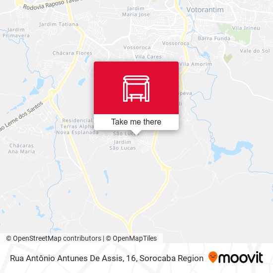 Rua Antônio Antunes De Assis, 16 map