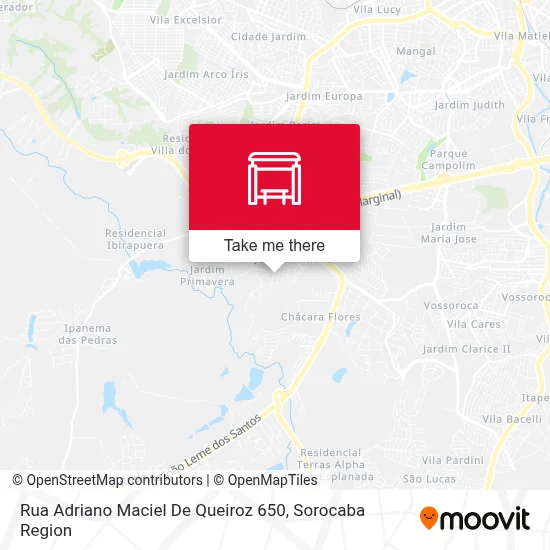 Rua Adriano Maciel De Queiroz 650 map