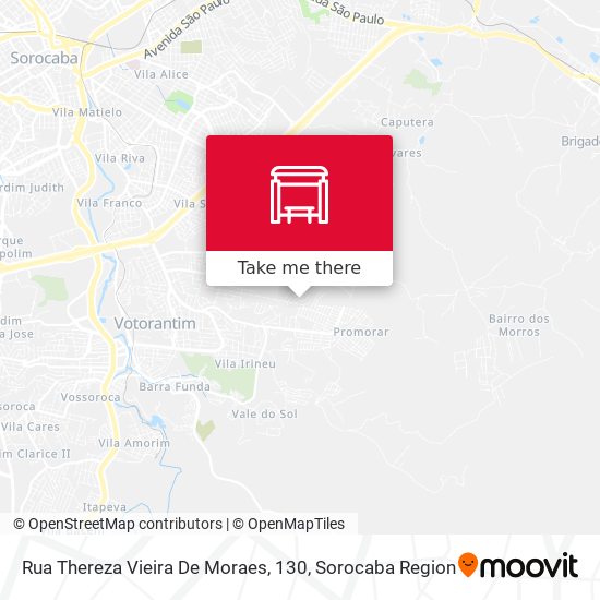 Rua Thereza Vieira De Moraes, 130 map